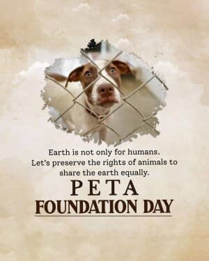 Peta Foundation Day poster