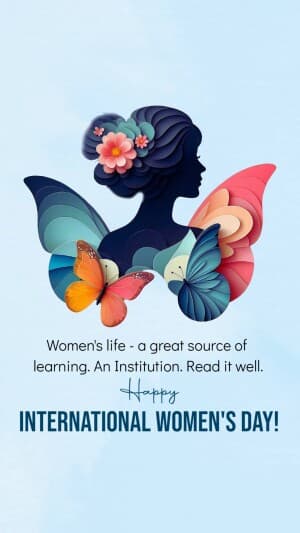International Women Day insta Story post