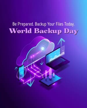 World Backup Day flyer