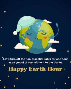 Earth Hour poster