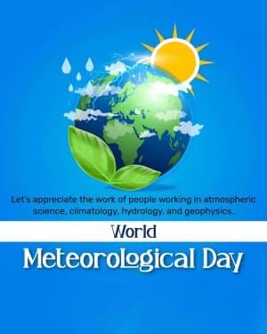 World Meteorological Day graphic