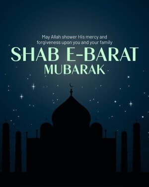 Shab e-Barat event poster