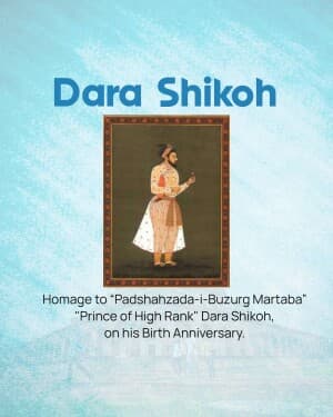 Dara Shikoh Jayanti post