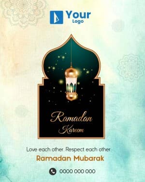 Ramadan Wishes creative template