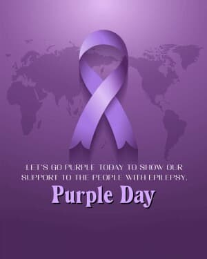 Purple Day post