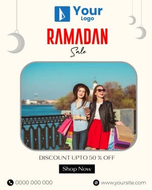 Ramadan Offers marketing poster