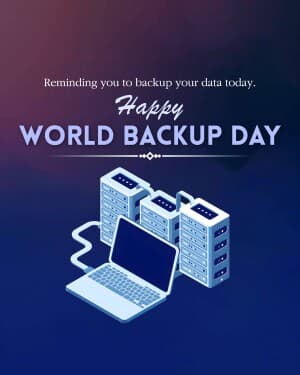 World Backup Day poster