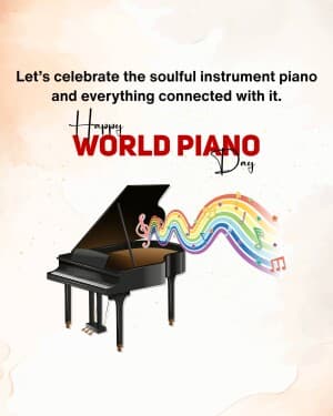 World Piano Day illustration