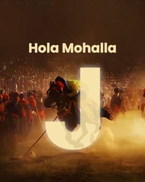 Basic Alphabet - Hola Mohalla event advertisement