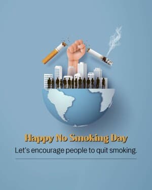 No Smoking Day poster Maker