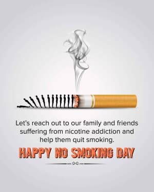 No Smoking Day event advertisement