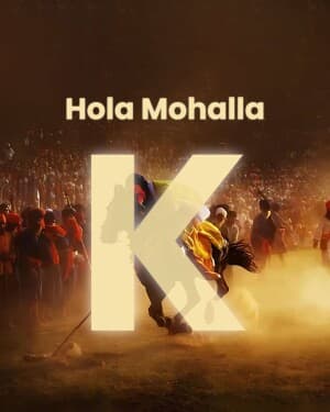 Basic Alphabet - Hola Mohalla marketing poster