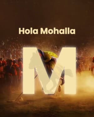 Basic Alphabet - Hola Mohalla marketing flyer