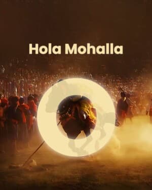 Basic Alphabet - Hola Mohalla whatsapp status poster