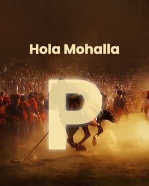 Basic Alphabet - Hola Mohalla Facebook Poster