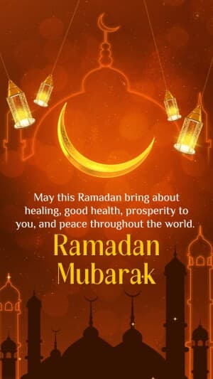 Ramadan insta story poster