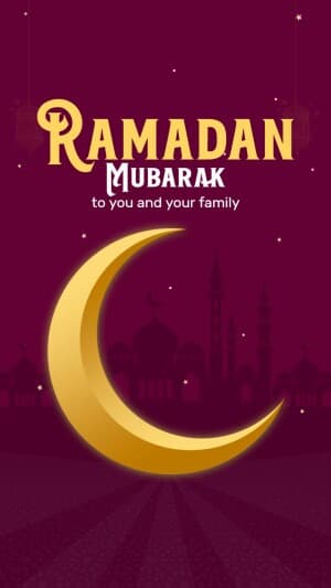 Ramadan insta story illustration