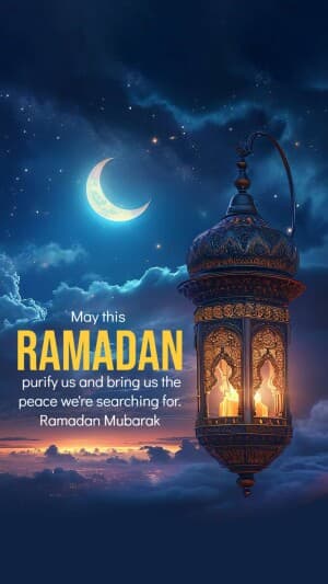 Ramadan insta story event poster