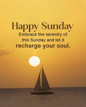 Happy Sunday facebook banner