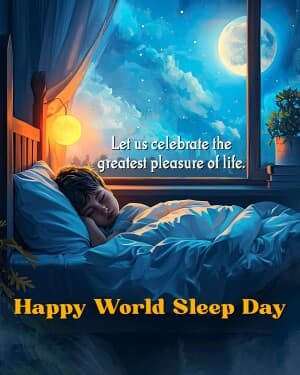 World Sleep Day flyer