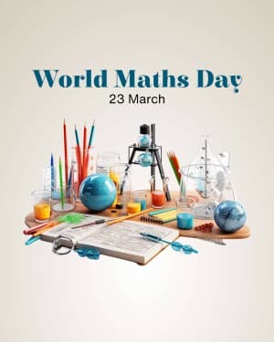 World Maths Day banner