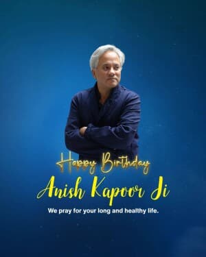 Anish Kapoor Birthday post