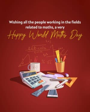 World Maths Day post