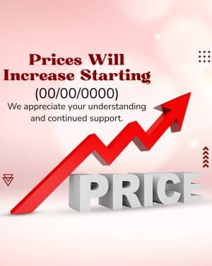 Price Hike facebook ad banner