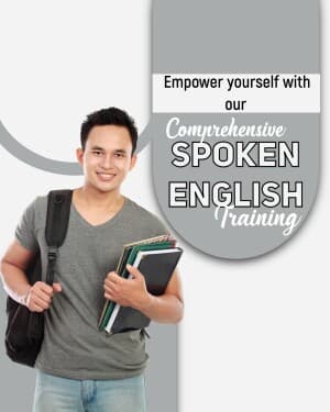 Spoken English Classes flyer