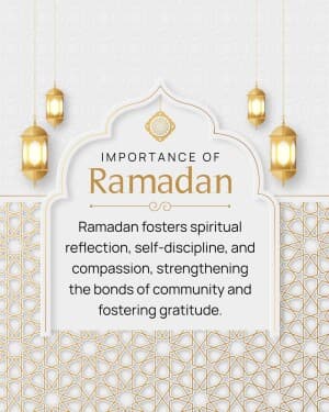 Importance of Ramadan illustration