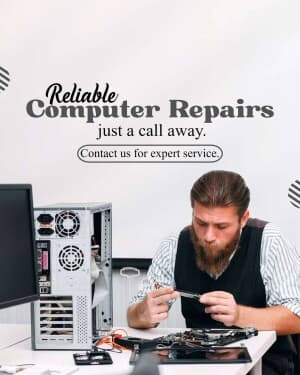 Computer Repairing Service facebook ad