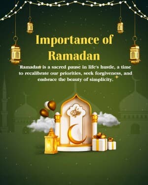 Importance of Ramadan post