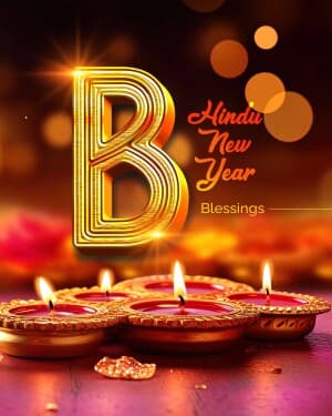 Exclusive Alphabet - Hindu New Year event poster