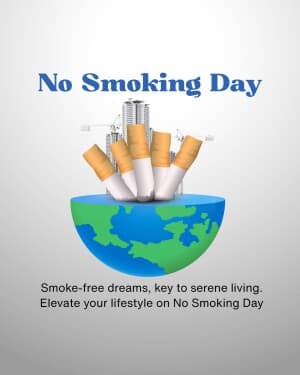 No Smoking Day illustration