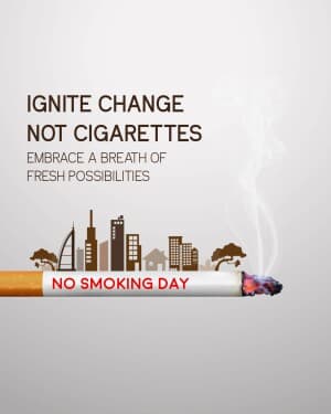 No Smoking Day flyer