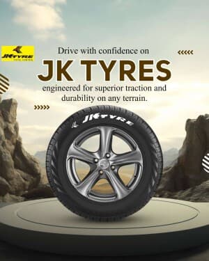 Tyre business flyer