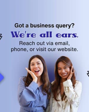 Get In Touch facebook ad banner