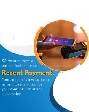 Thanks for Payment Instagram banner