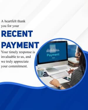 Thanks for Payment facebook ad banner