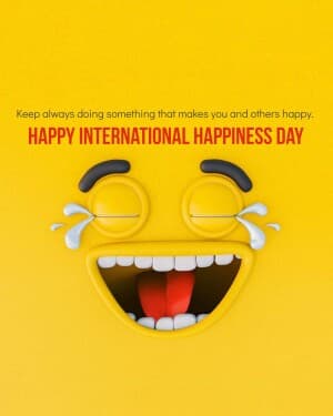 International Day of Happiness banner