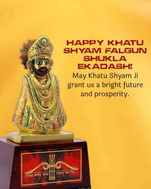 Khatu Shyam Falgun Shukla Ekadashi poster