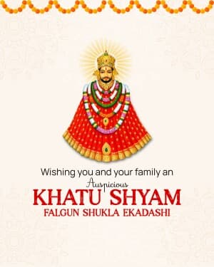 Khatu Shyam Falgun Shukla Ekadashi image