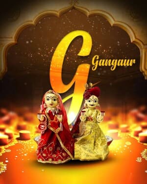 Special Alphabet - Gangaur festival image