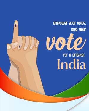 Vote India facebook ad banner