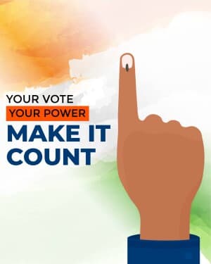 Vote India Social Media post