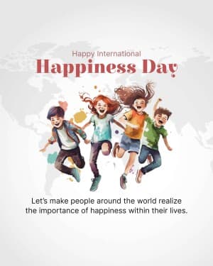 International Day of Happiness post