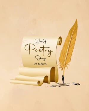 World Poetry Day post