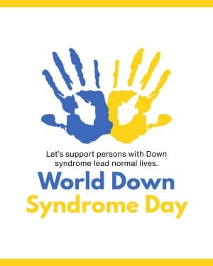 World Down Syndrome Day post