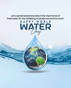 World Water Day event poster