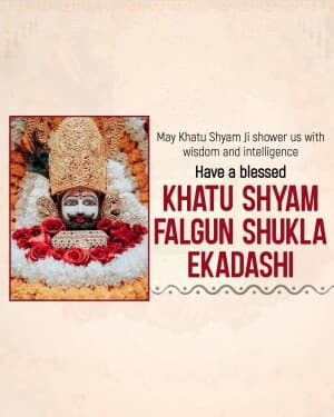 Khatu Shyam Falgun Shukla Ekadashi post